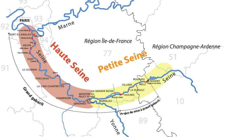 carte, seine, grand, gabarit